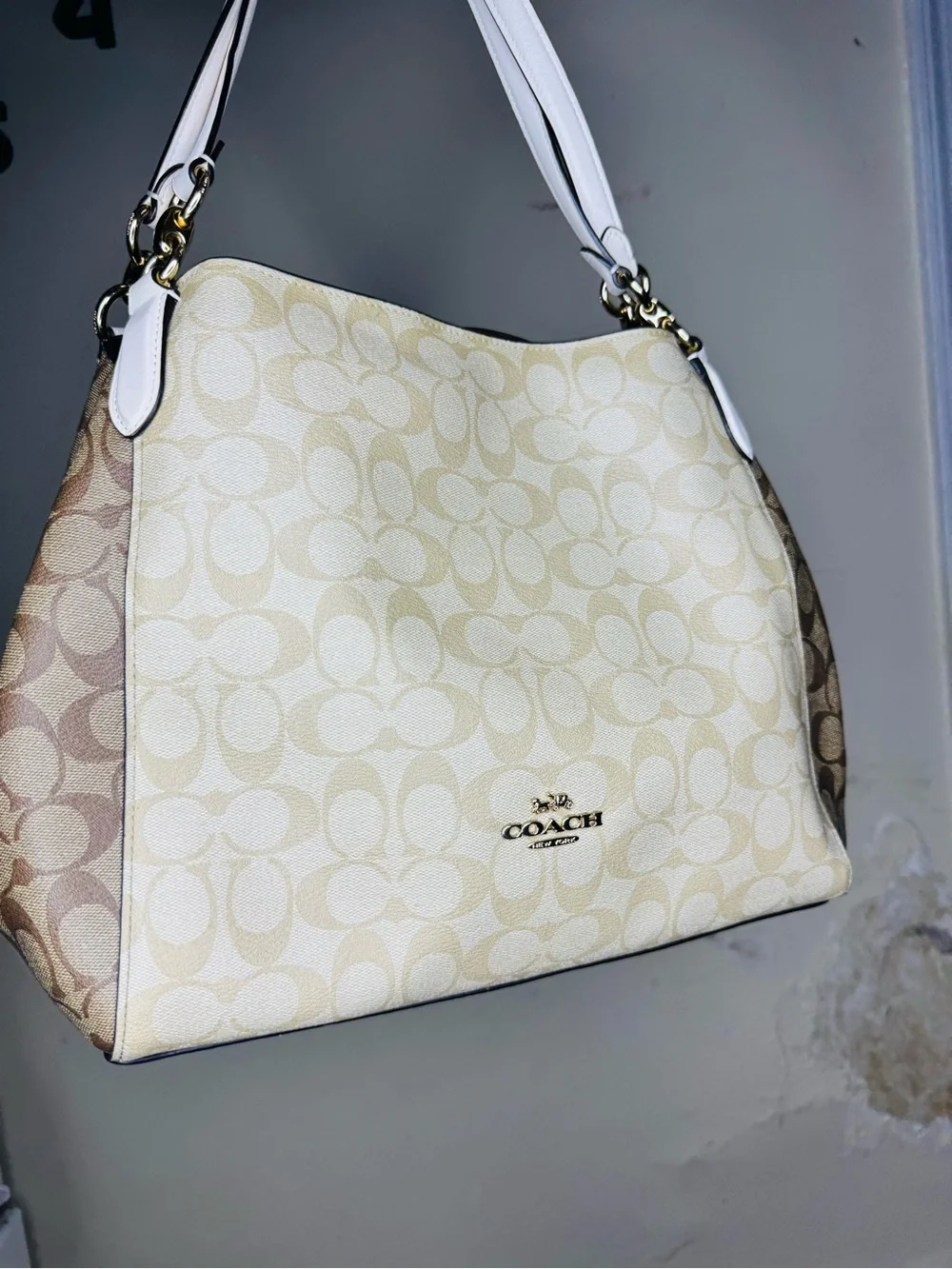 Coach Edie 31 hobo Shoulder Bag in Signature Jacquard